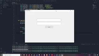 MessageBox StatusBar Qt for python