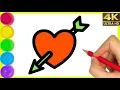 Download Lagu Love drawing. || How to draw a love heart ❤️ Drawing with arrow step by step drawing for beginners.