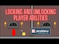 Locking and Unlocking Player Abilities Tutorial for Playmaker and Unity