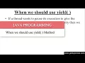 When we should use Yield Method in Java Programming Hindi