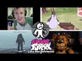 Lagu Little Man But The References Are Replaced With Their Original Songs! (Friday Night Funkin' Mod, 1k)