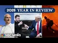 2025 Year in Review Trump tariffs Charlie Kirk Zohran Mamdani Rob Reiner and more