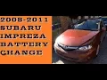 How to replace Battery in Subaru Impreza