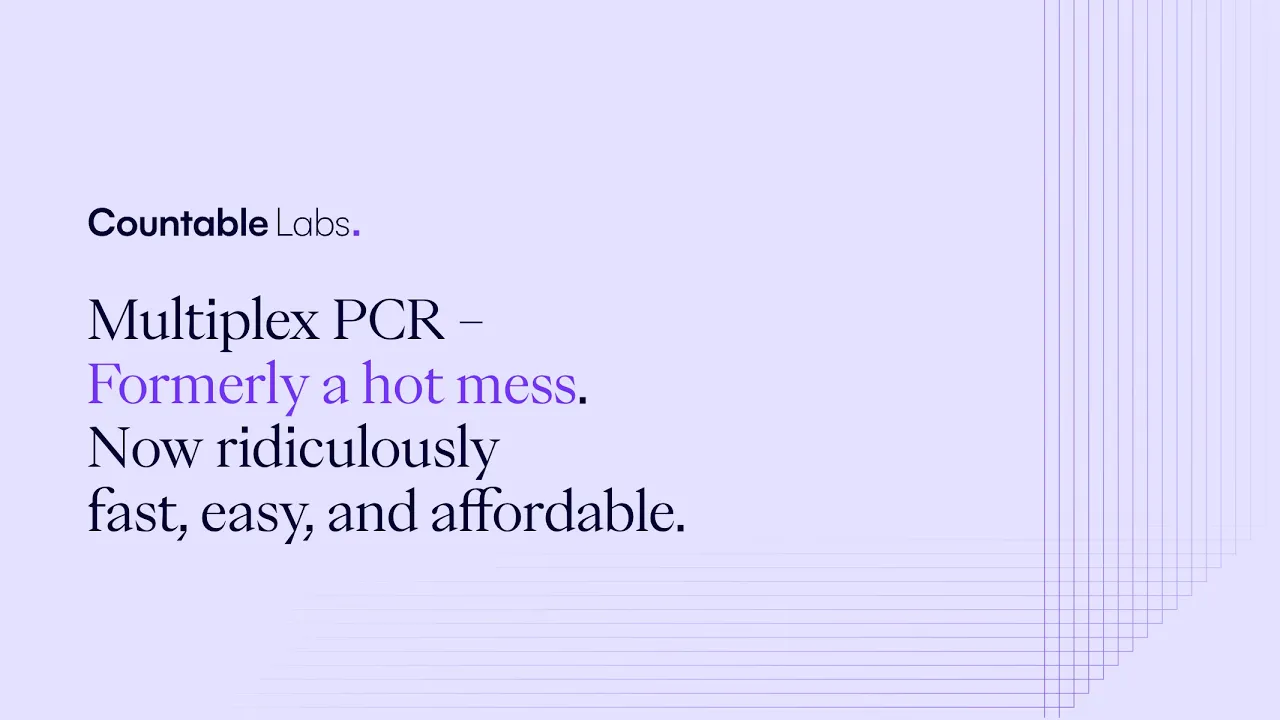 Multiplex PCR — Formerly a hot mess. Now ridiculously fast, easy, and affordable.