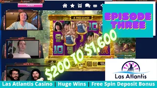 SlotBros Episode 3 Granted Access to Big Bonuses at Las Atlantis Online Casino