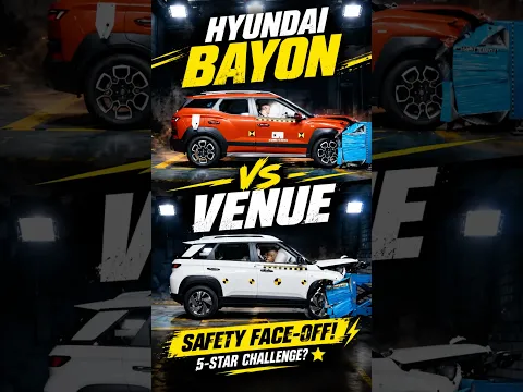 🚨HYUNDAI BAYON vs VENUE — CRASH TEST SHOWDOWN!🛡️💥
