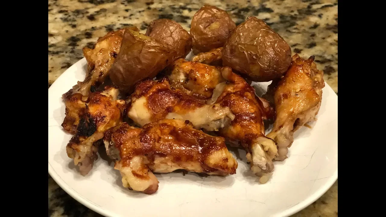 Instant Pot Wings & Roasted Potatoes