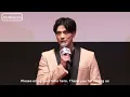 Mackenyu s opening greeting at the Knights of the Zodiac Japan premiere