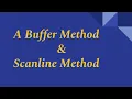 A-Buffer Method and Scanline Method Visible Surface Detection Methods