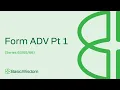 Form ADV Part I Breakdown Series 63 65 66
