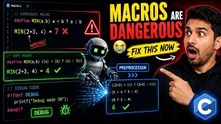 Macros in C Explained PART 3 MAX MIN DEBUG