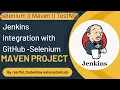 Jenkins integration with GitHub for Selenium Project Jenkins tutorial 2