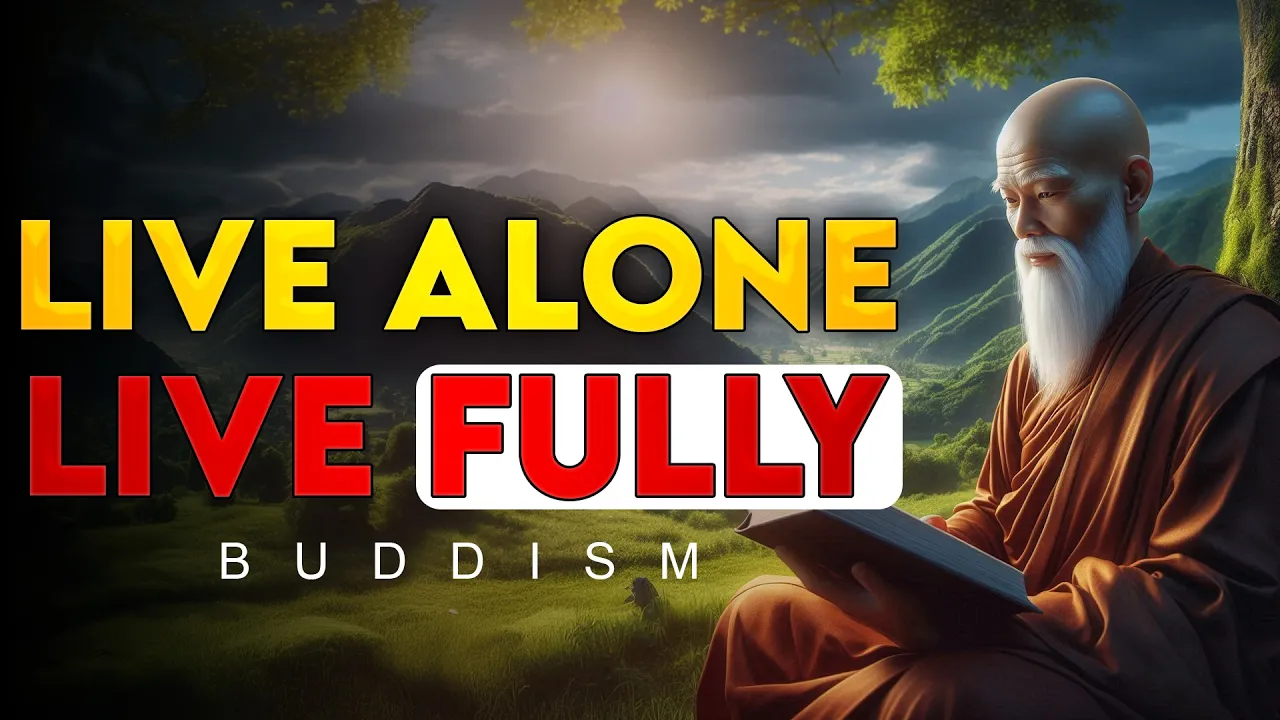 Outline Video Live Alone, Live Fully | The Power of Being Alone | Buddhist Wisdom | Buddhism
