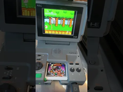 Pc engine LT with modded screen