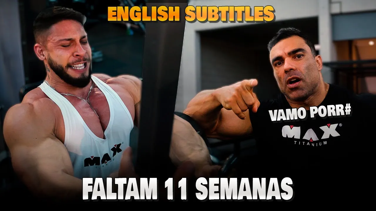 Legendary Chest Workout com Eduardo Correa!!! 11 Weeks out!!!! (ENGLISH SUBTITLES)