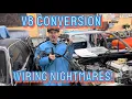 VK COMMODORE BROCK TRIBUTE V8 conversion wiring nightmares