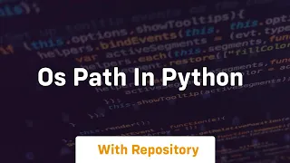 os path in python