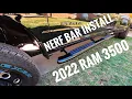 Installing Ionic 5 oval nerf bars on the 2022 Ram 3500