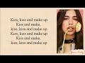 Download Lagu Dua Lipa \u0026 BLACKPINK - Kiss and Make Up (Lyrics)