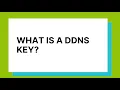 Download Lagu How to Implement DDNS Keys: What is a DDNS Key?