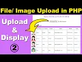 Upload Files and Images to Website in PHP PHP Tutorial Learn PHP Programming Image Upload