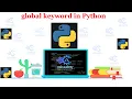 Python 020 global keyword in Python Hindi Priya Ranjan code academy