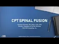 CPT Spinal Fusion