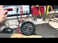 Testing this speedometer out of a 1995 Peterbilt 379 after repairing the odometer