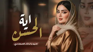 يا آية الحسن    أجمل شيلة حب رومانسية تهز المشاعر  جديد       دندنها