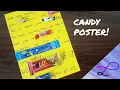 Best way to welcome a foodie Candy poster DIY tutorial