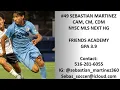 Highlight 2027 Sebastian Martinez CM NYSC MLS Next HG