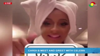 cardi bs meet and greet with gh celebrities
