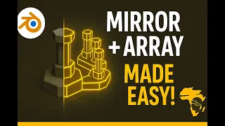 Blender Tutorial Mirror Array Modifiers - Step-by-Step Guide for Beginners