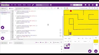 Pictoblox Python Maze