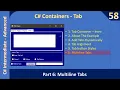 C TabContainer Control Part 6 Multiline Tabs C Advanced