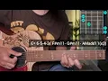 Feeka Feeka - Gini | Guitar Lesson | Plucking & Chords | 