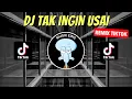 Lagu DJ TAK INGIN USAI REMIX VIRAL TIKTOK 2023 JEDAG JEDUG FULL BASS TERBARU