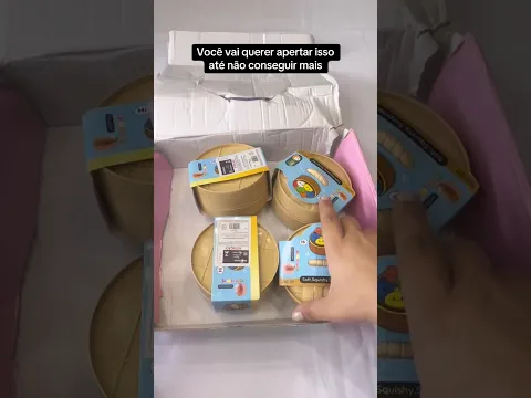 Você vai querer apertar esse squishy até não conseguir mais