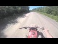 1985 Honda 250 Big Red Top Speed with GoPro