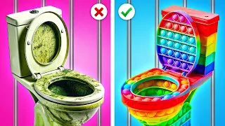 Epic Room Makeover: Prison Edition 🏰 | Creative Building Ideas & LOL Moments! @KaboomGo