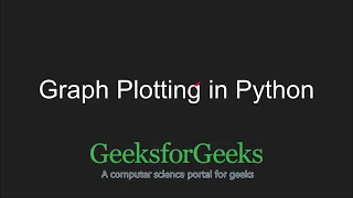 Python Programming Tutorial Graph Plotting in Python GeeksforGeeks