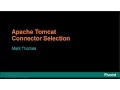 Apache Tomcat Connector Selection