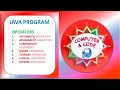 JAVA OPERATORS ARITHMETIC ASSIGNMENT COMPARISON UNARY TERNARY LOGICAL BITWISE