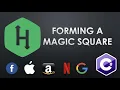 Forming a Magic Square Hackerrank Medium C Solution