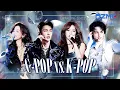 Download Lagu China line SLAYS ❤️‍🔥 Jun (Seventeen) \u0026 Lay Zhang set the stage on fire! / C-POP x K-POP Special