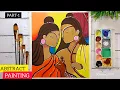 Shri Ram - Sita Maa Abstract Painting Ram Siya Outline Drawing PART-1