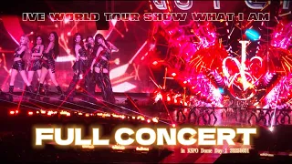 4K 아이브 IVE WORLD TOUR SHOW WHAT I AM KSPO Dome Day1 Fancam 251031 