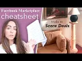 Hacks to SCORE DEALS on Facebook Marketplace thrifting secrets antiques decorating on a budget