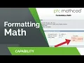 Formatting Math in Mathcad Prime