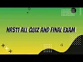 NR511 All Quiz and Final Exam